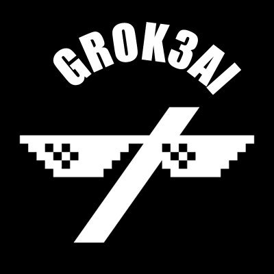 Latest Grok 3 AI logo