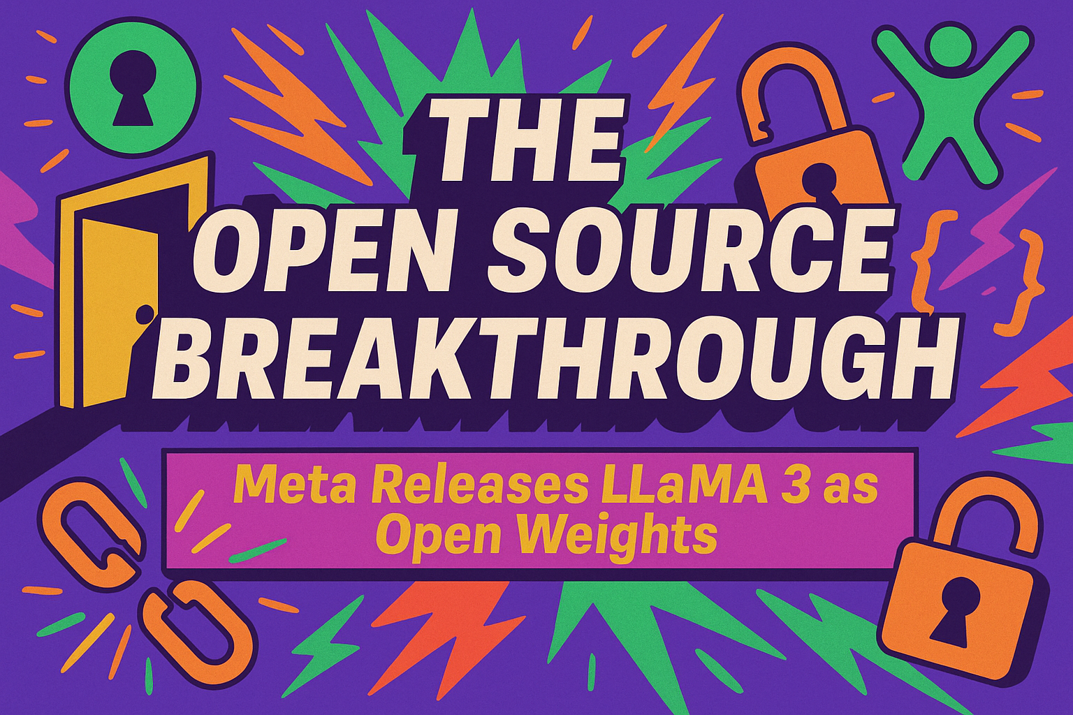 The Open Source Breakthrough: Meta Releases LLaMA 3 as Open Weights