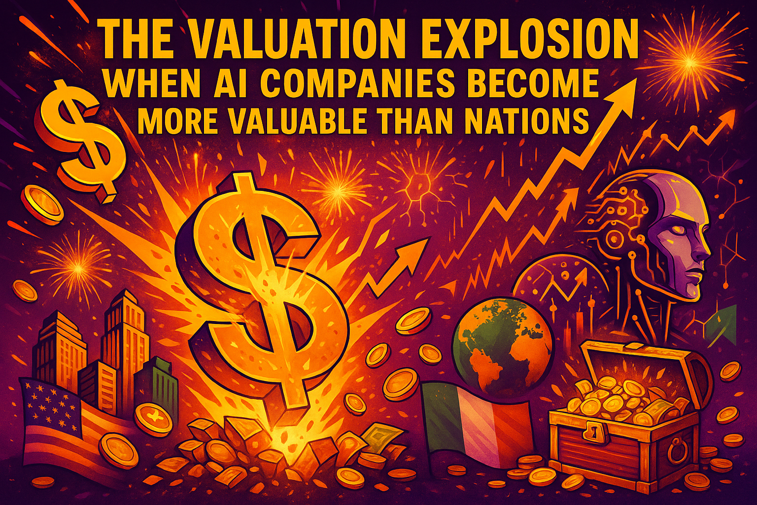 The Valuation Explosion: When AI Companies Become More Valuable Than Nations